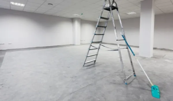 Curățenie după constructor într-un spațiu nou